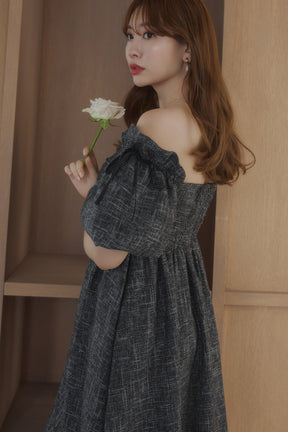 Colette Puff-Sleeve Dress