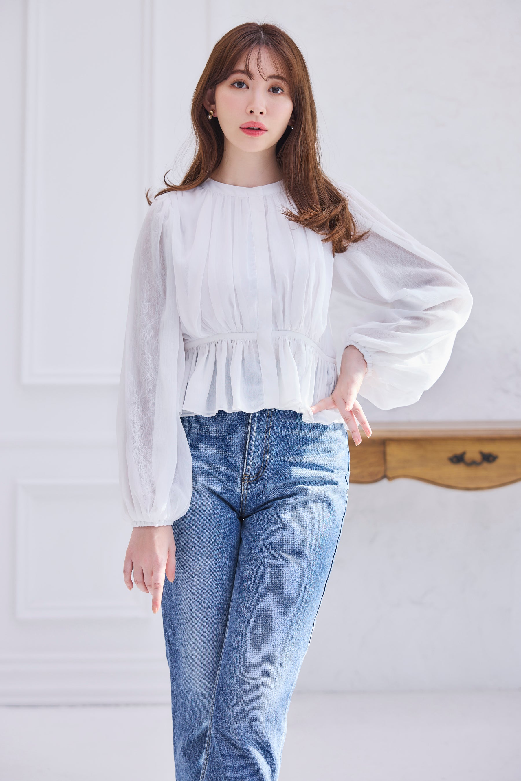 [Shipped in mid-March] Prospect Chiffon Blouse