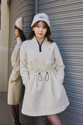 【1月上旬発送】Flight Mode Fleece Mini Dress