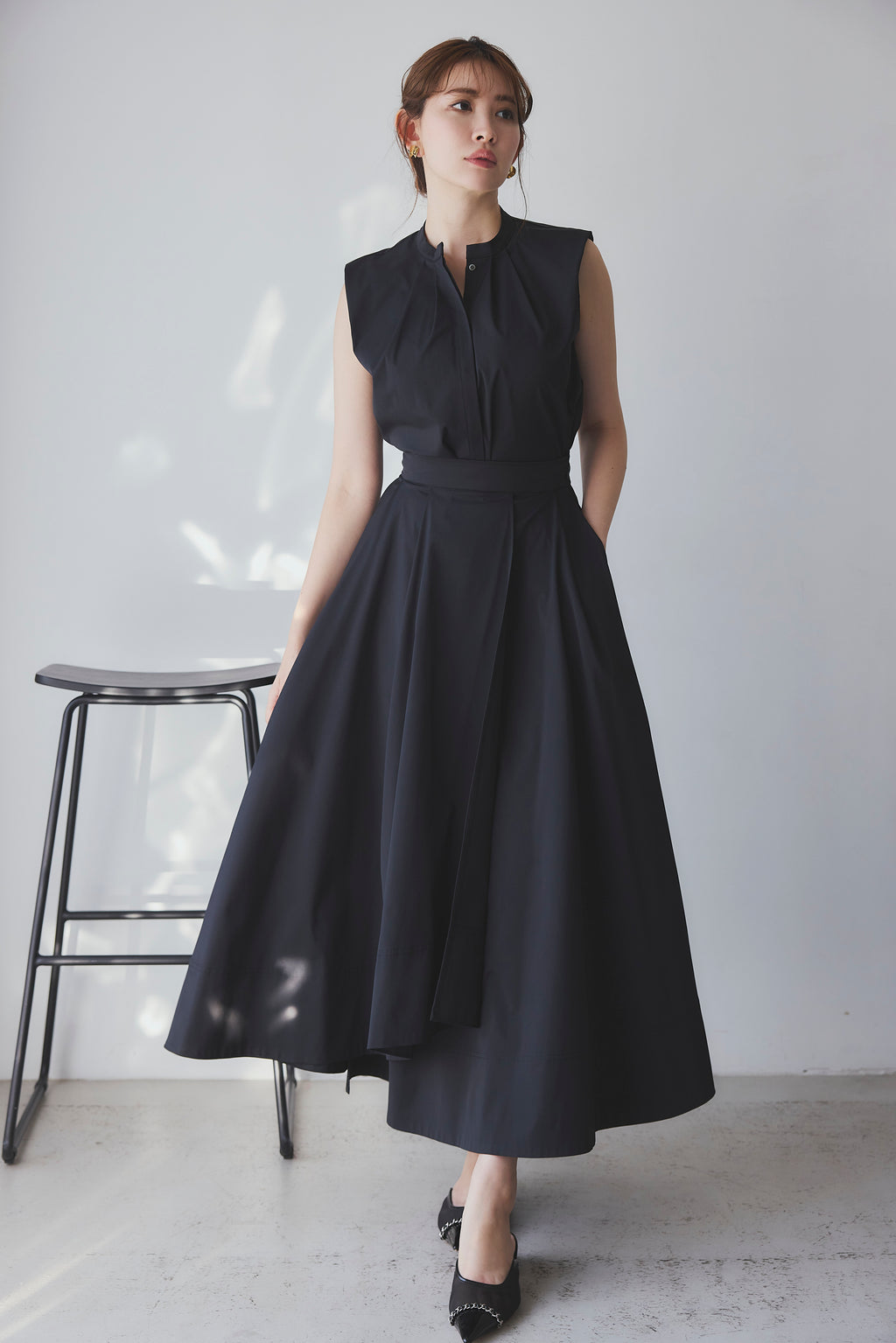 新色】Tallinn Asymmetry Long Skirt 