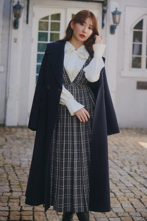 【11月中旬発送】Hamilton Wool Rever Flared Coat