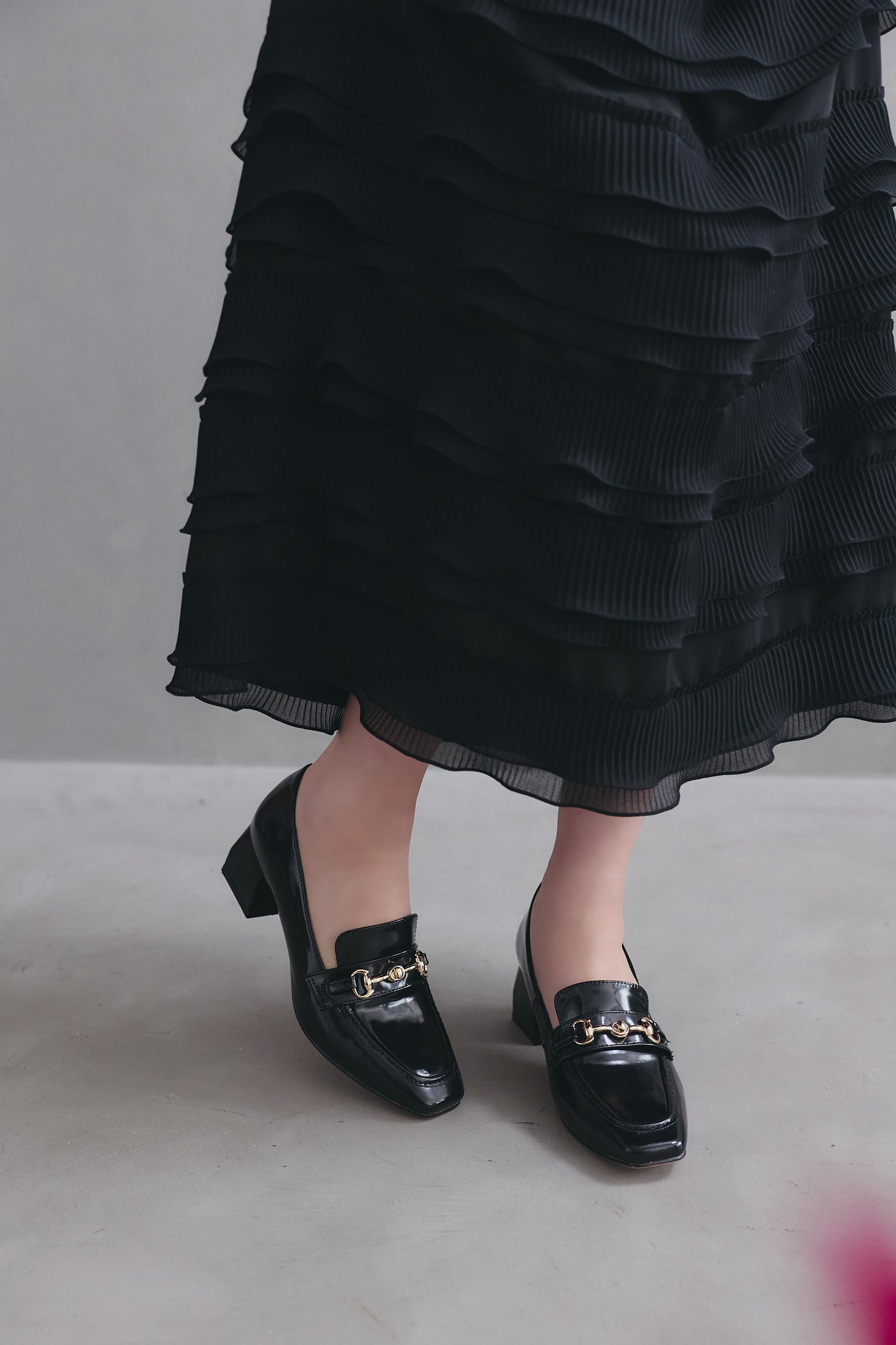 Classic Heeled Bit Loafers