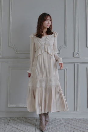 Marion Fluid Gathered Dress