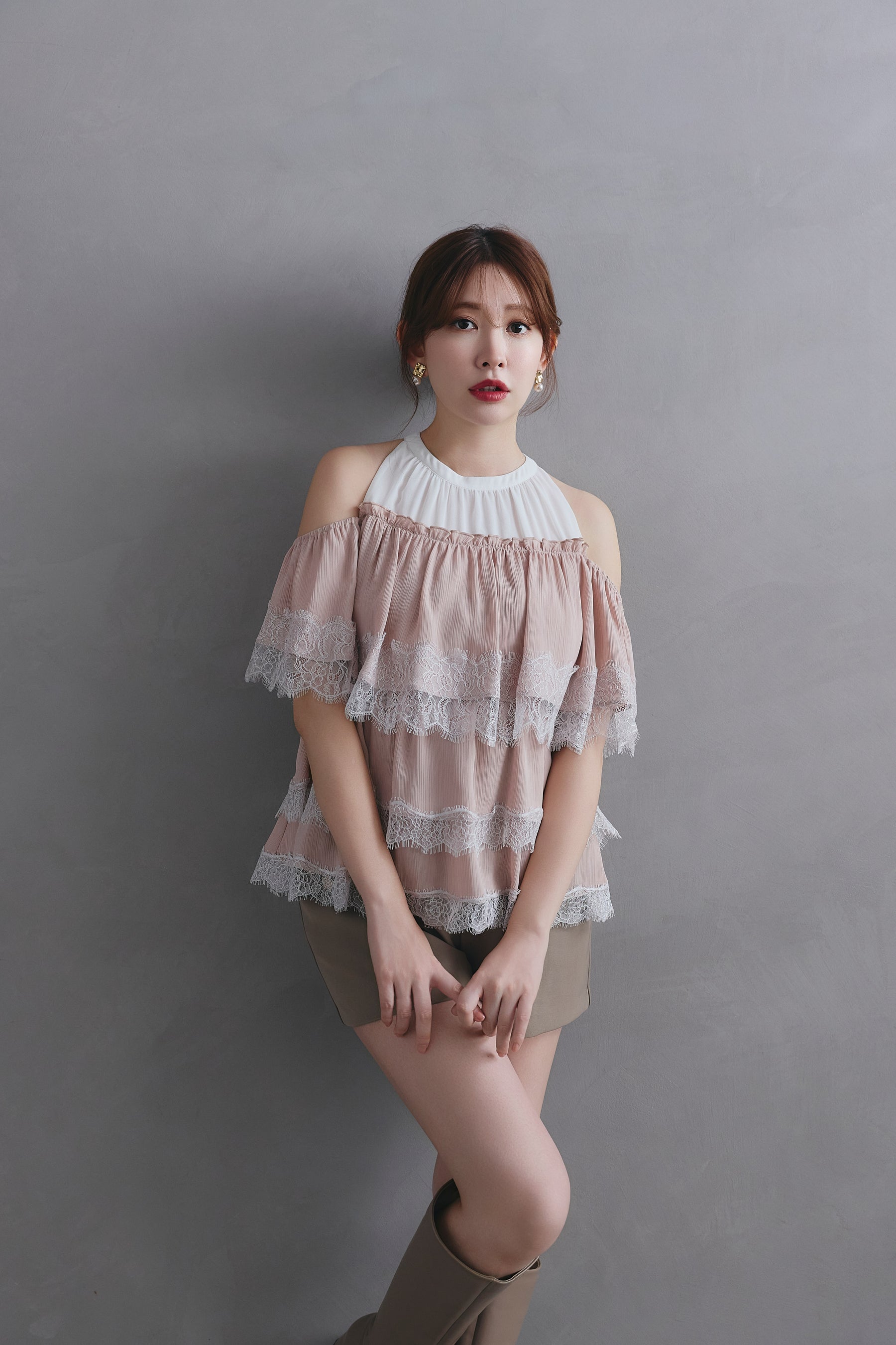 [Ships in late August] Marilou Lace Tiered Top