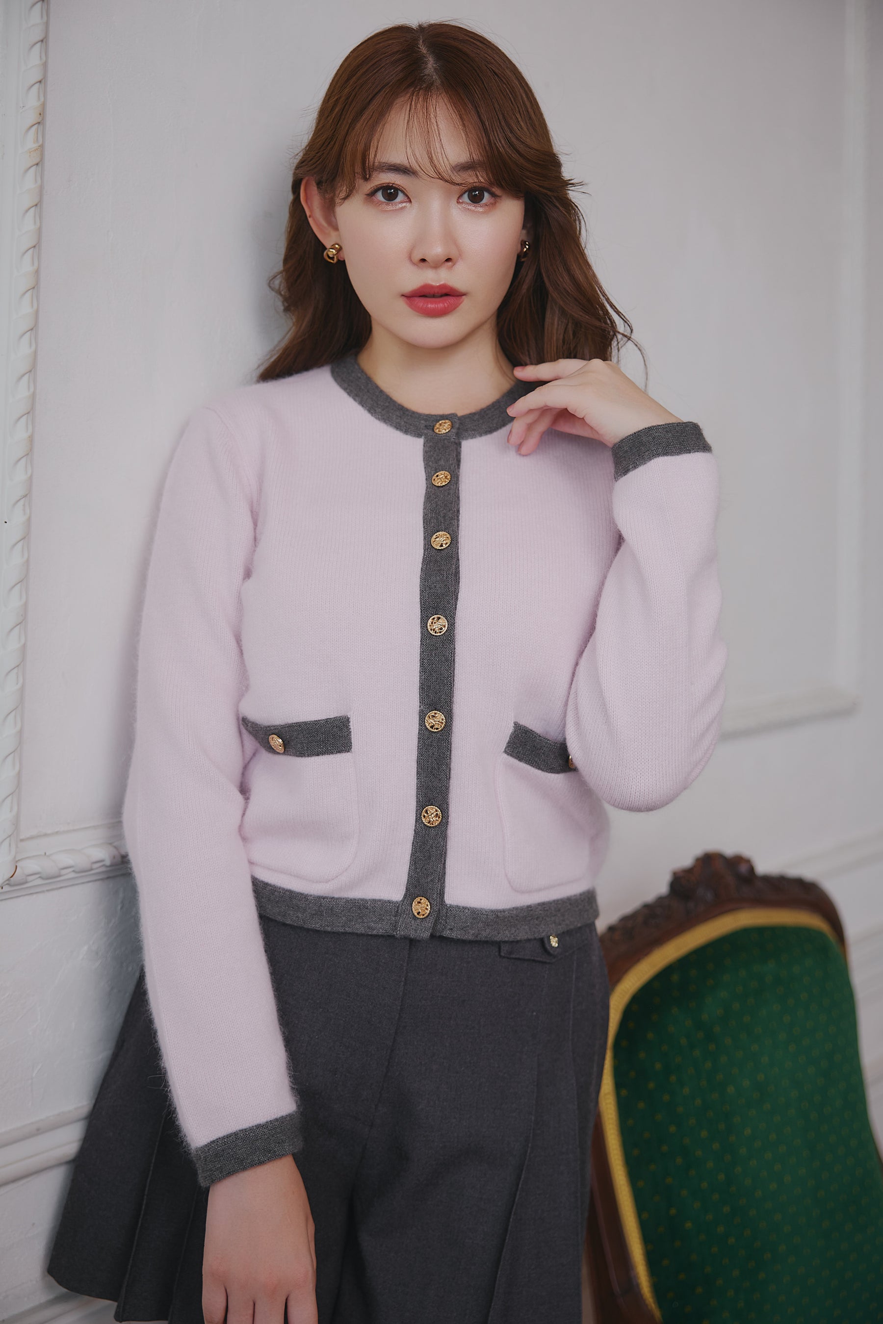 【10月中旬発送】Annelise Knit Cardigan