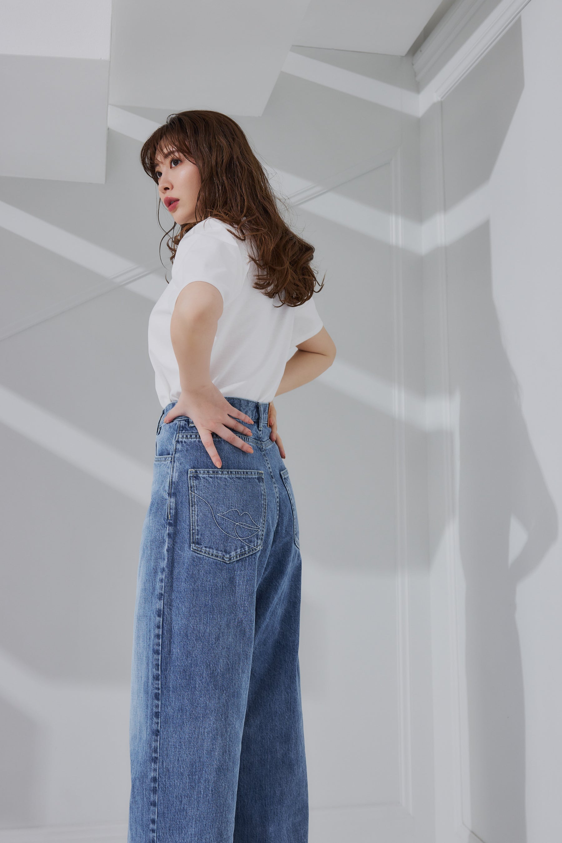 5月中旬発送】Milano Wide-Straight Jeans