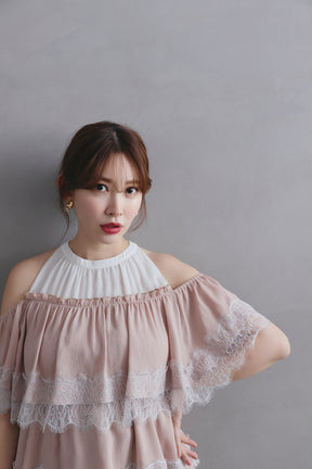 [Ships in late August] Marilou Lace Tiered Top