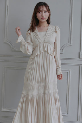 Marion Fluid Gathered Dress