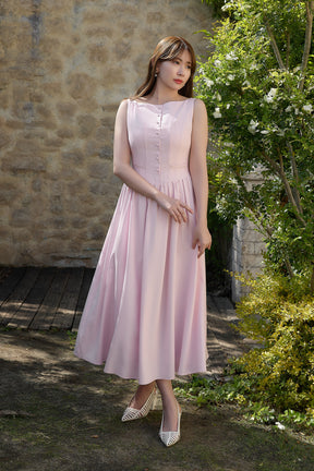 Deauville Gathered Long Dress
