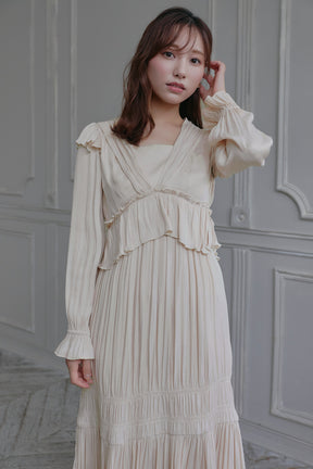 Marion Fluid Gathered Dress