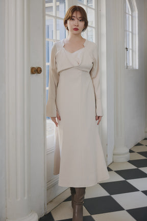 【10月中旬発送】Elsie Twist-Front Dress