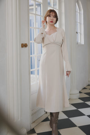 【10月中旬発送】Elsie Twist-Front Dress