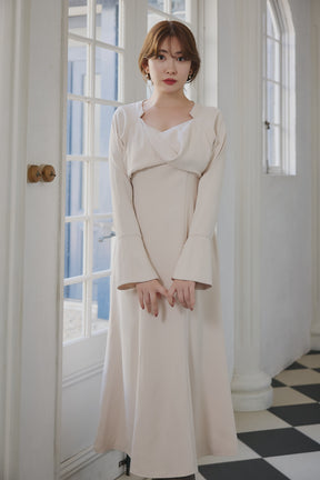【10月中旬発送】Elsie Twist-Front Dress