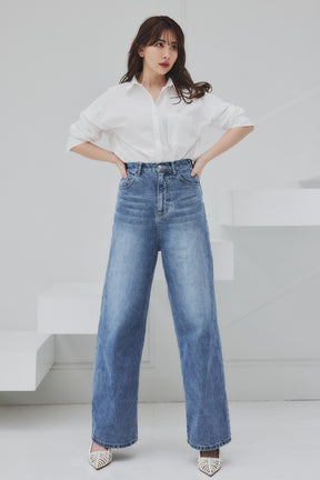 5月中旬発送】Milano Wide-Straight Jeans