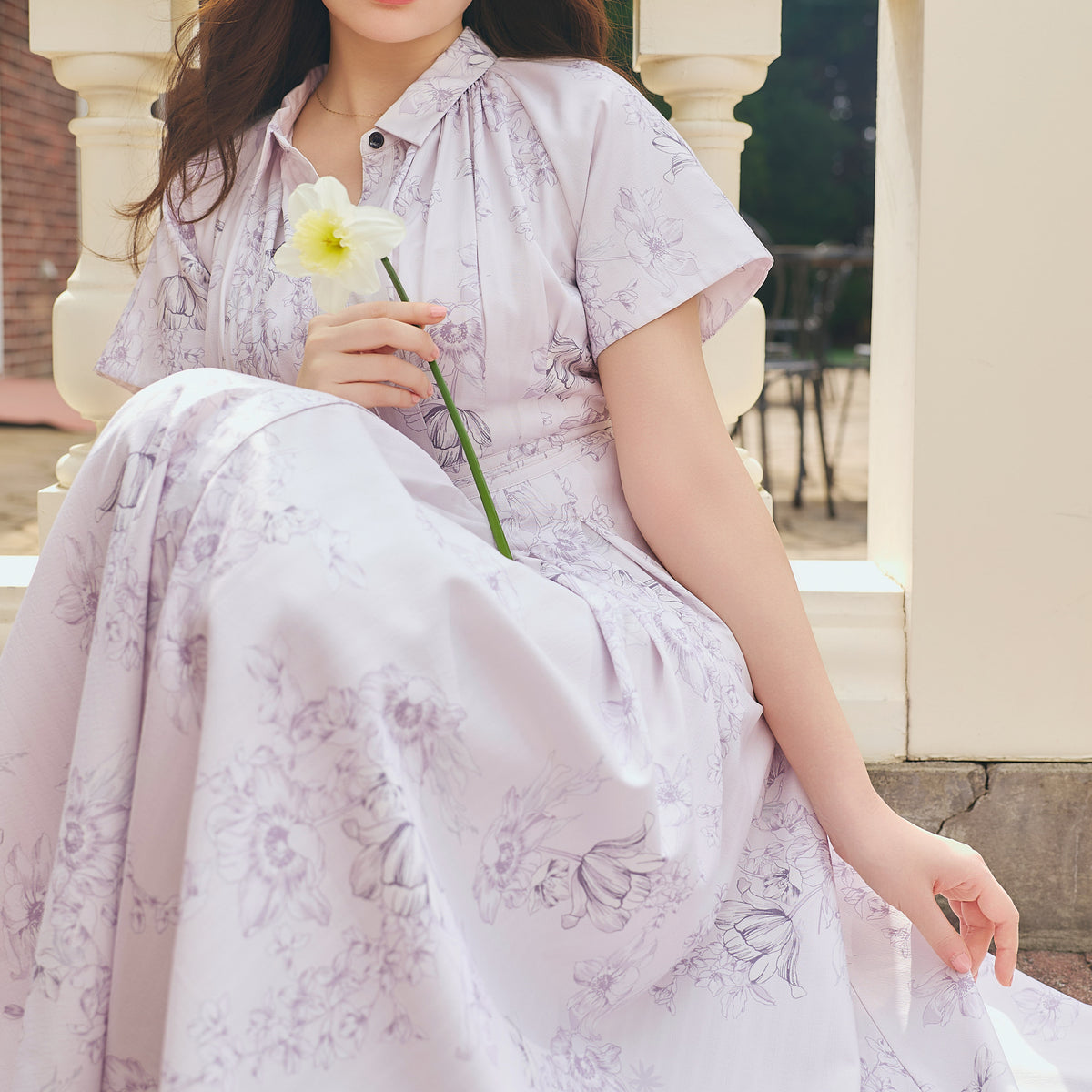 herlipto Laminak Floral Dress - S 美品herlipto ワンピース Laminak