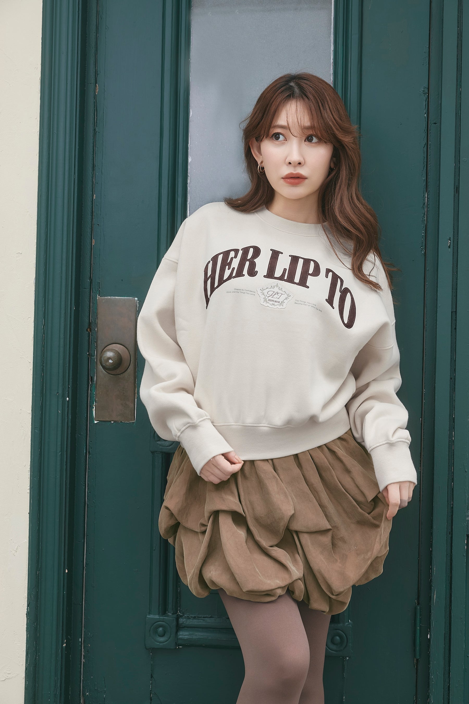 HLT Embroidered Motif Sweatshirt
