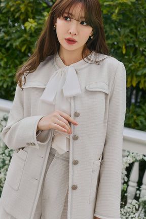 Classic Long Tweed Jacket