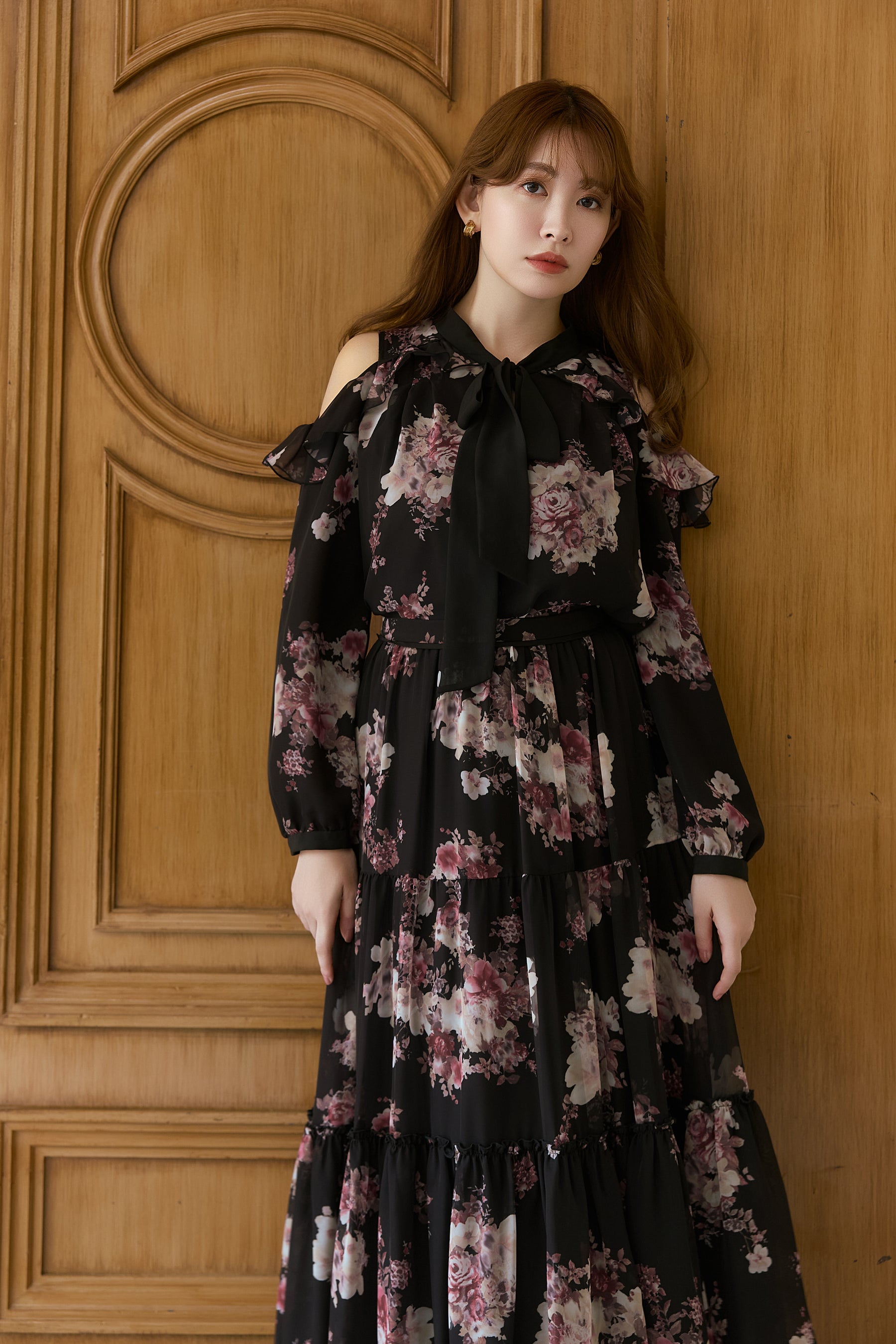 Isaline Bow-Tie Floral Blouse