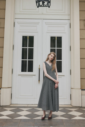 Vol.3 Heart-Neck Check Dress
