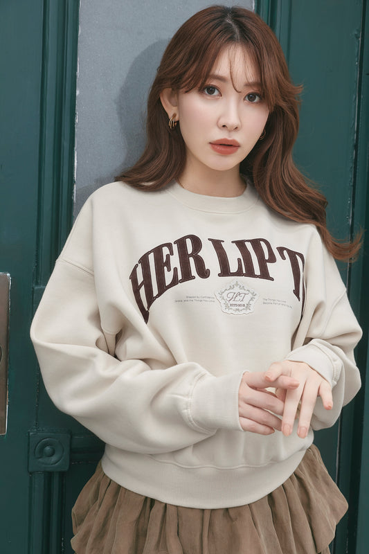 HLT Embroidered Motif Sweatshirt