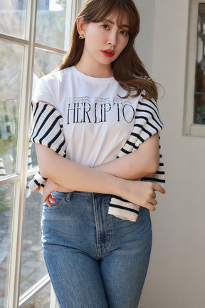 Essential French Sleeve Tee