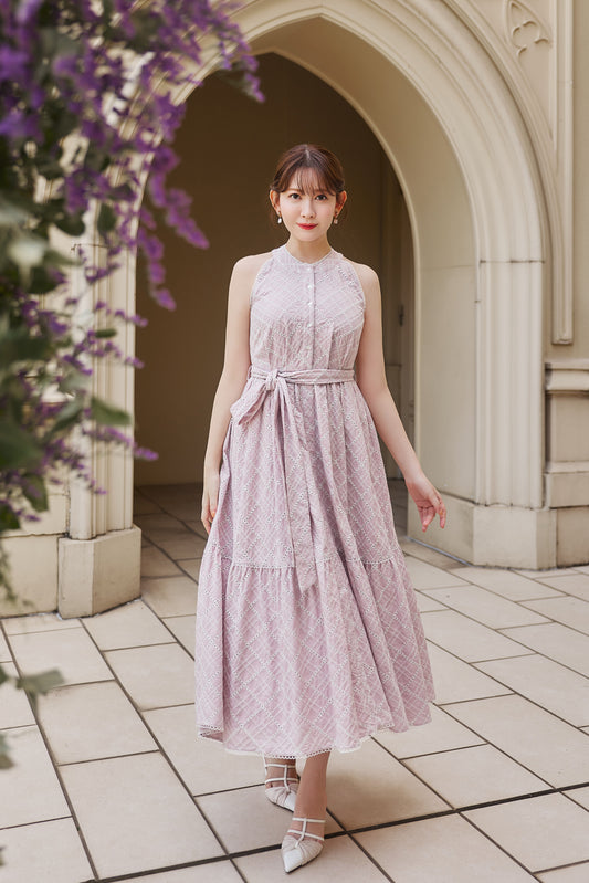 Leira Lace Trim Dress