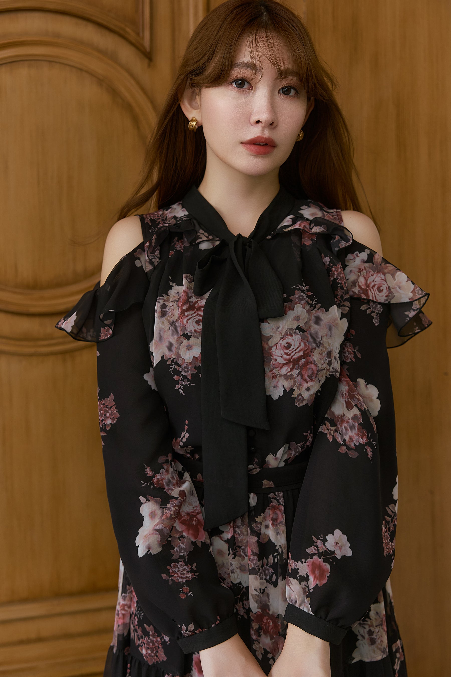 Isaline Bow-Tie Floral Blouse