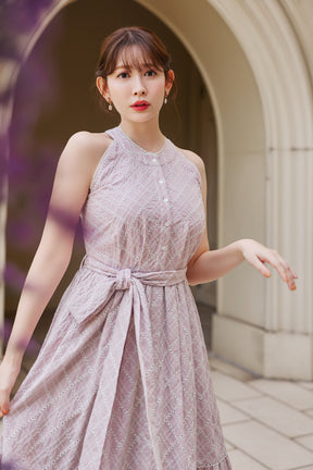 Leira Lace Trim Dress