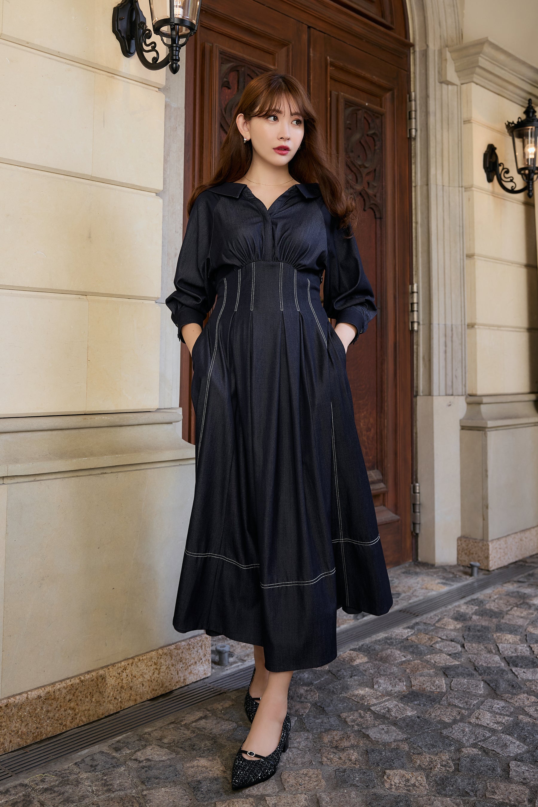 ハーリップトゥ　Montecristo Long Dress ワンピース即購入可能になります