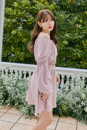 Anaelle Chiffon Mini Dress