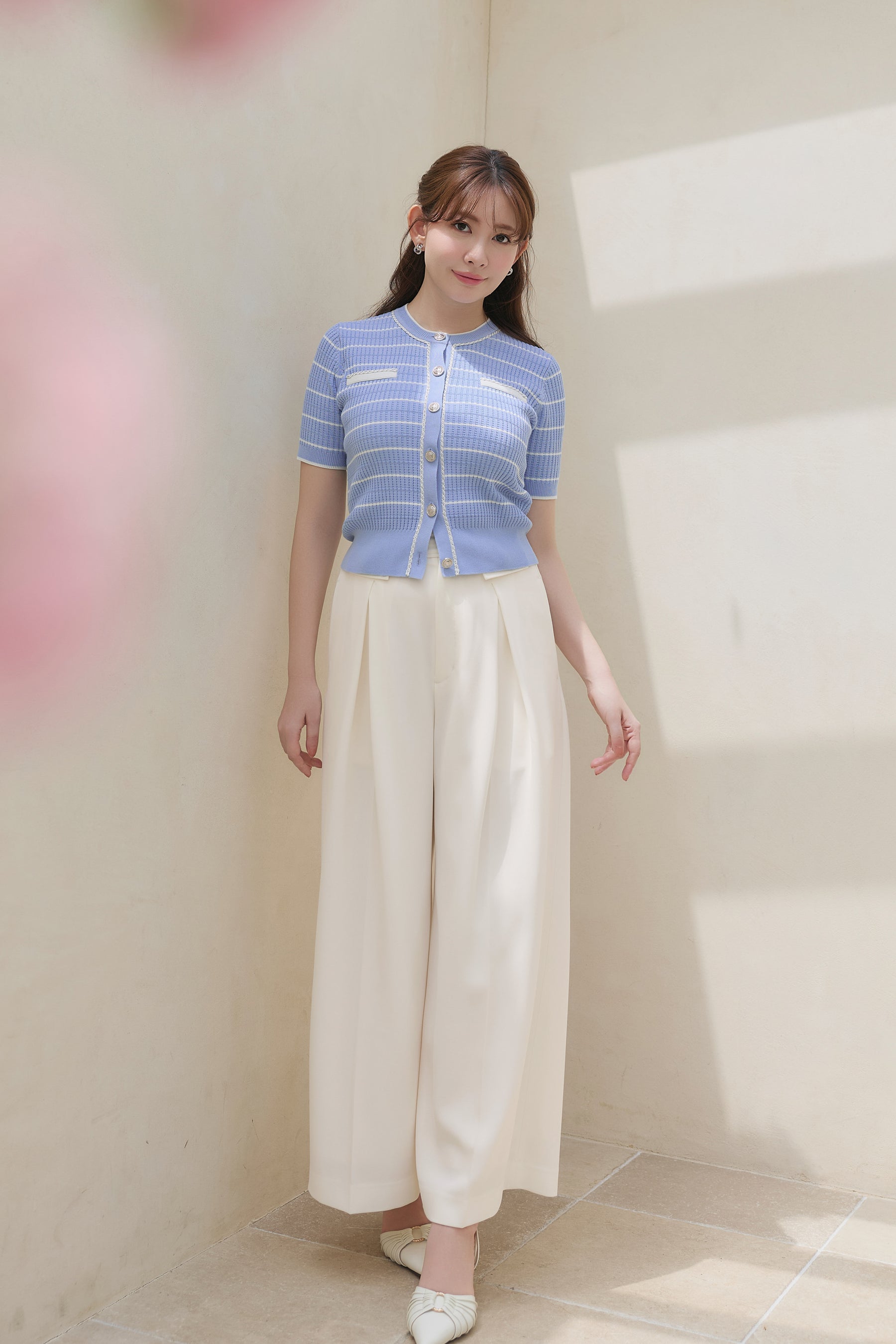 Nicola Short Sleeve Knit Cardigan