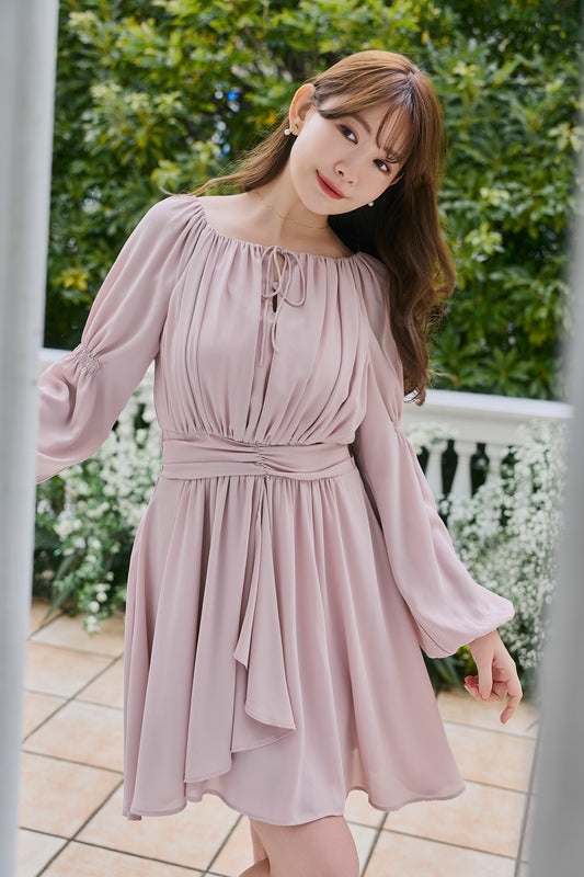 Anaelle Chiffon Mini Dress