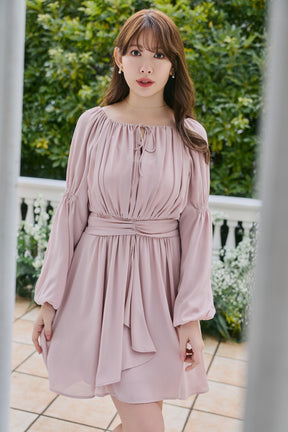 Anaelle Chiffon Mini Dress