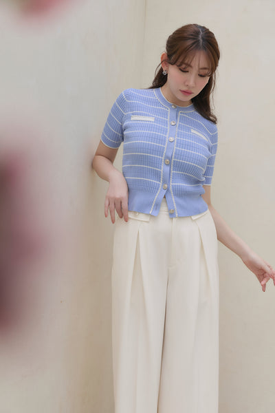 Nicola Short Sleeve Knit Cardigan