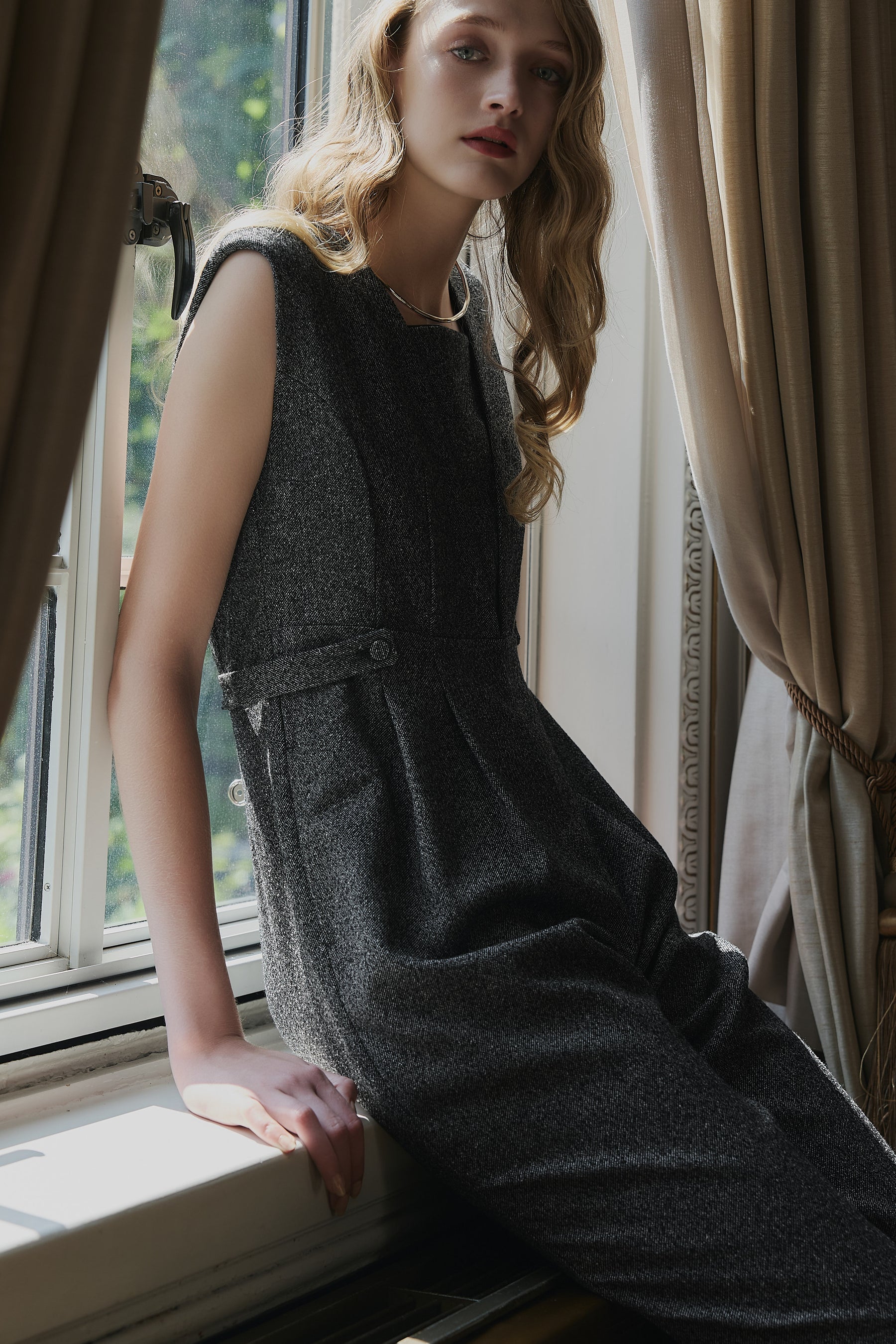 【9月中旬発送】Vol.1 Tweed Jumpsuit
