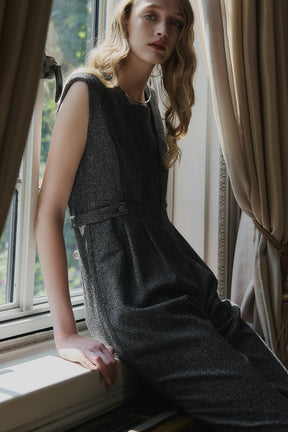 【9月中旬発送】Vol.1 Tweed Jumpsuit