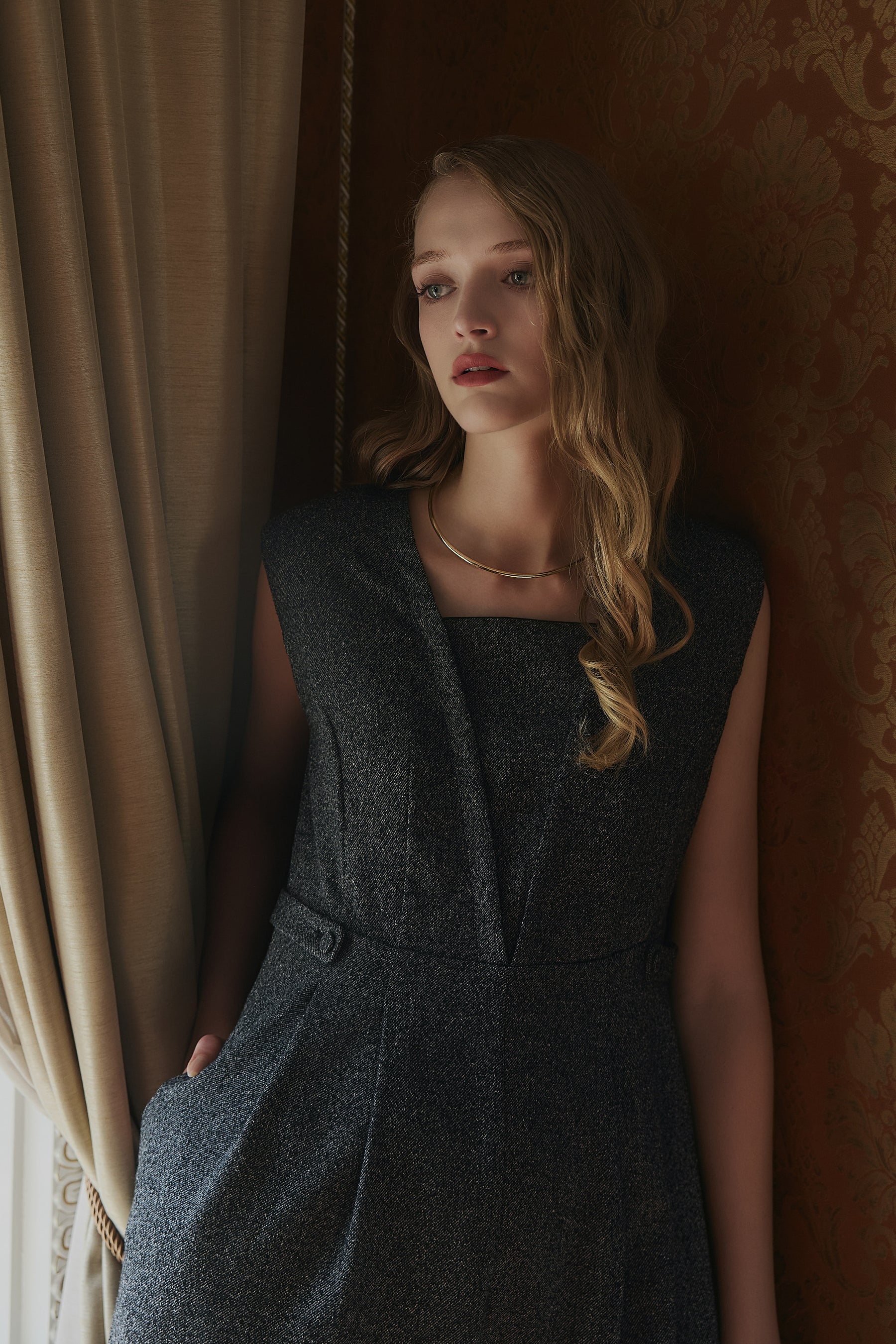 【9月中旬発送】Vol.1 Tweed Jumpsuit