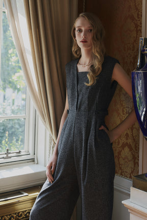 【9月中旬発送】Vol.1 Tweed Jumpsuit