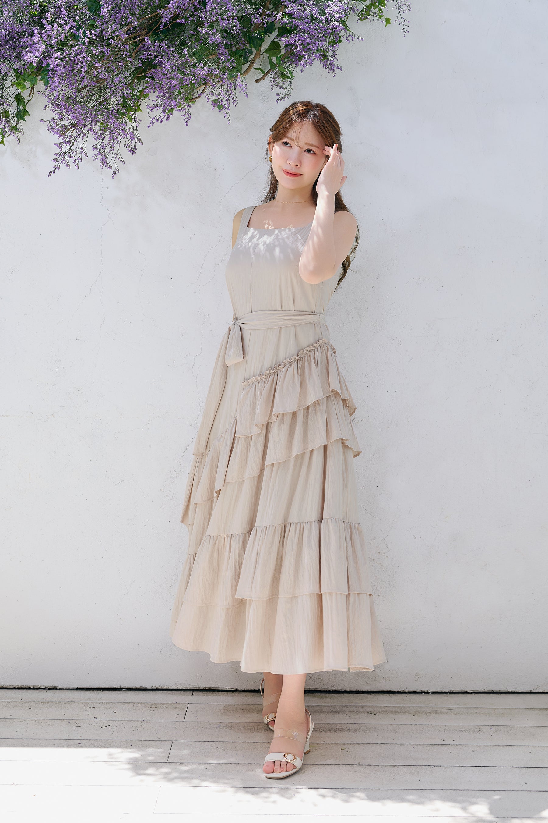 Bellina Ruffled Long Dress