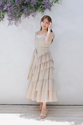 Bellina Ruffled Long Dress