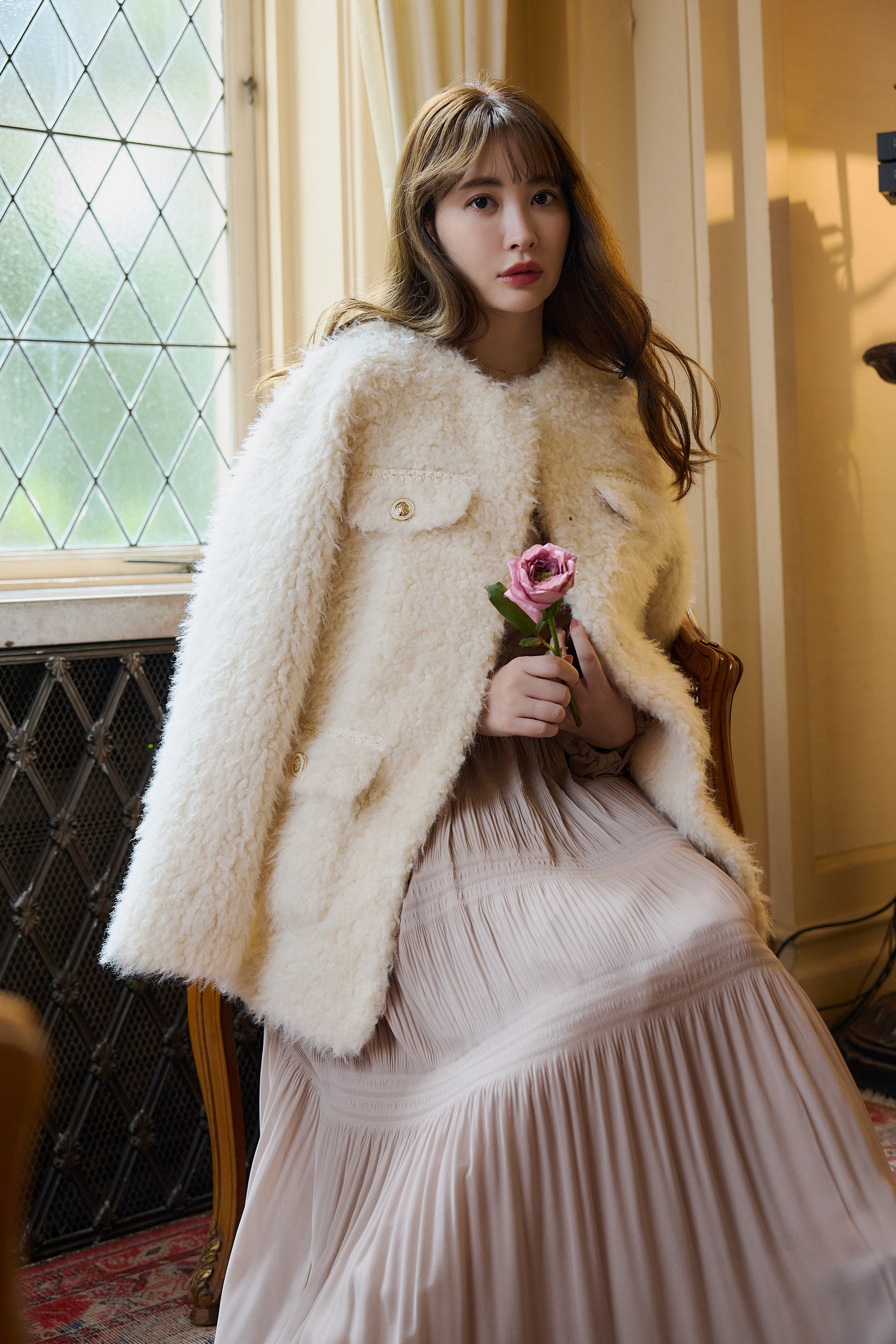 【New Color】Royal Faux Fur Coat