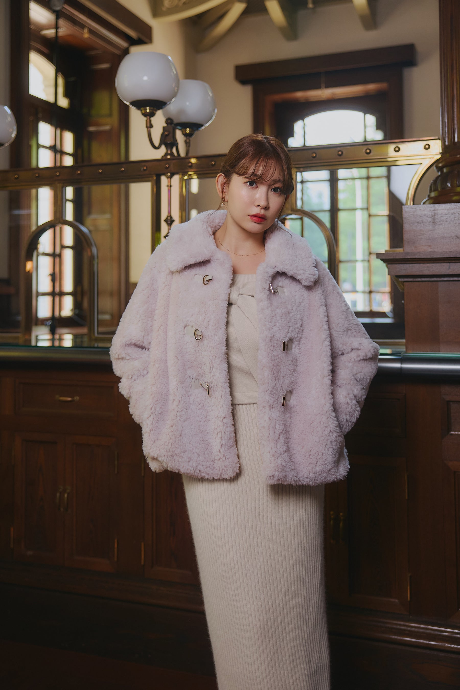 【10月下旬発送】Bambina Faux Fur Coat