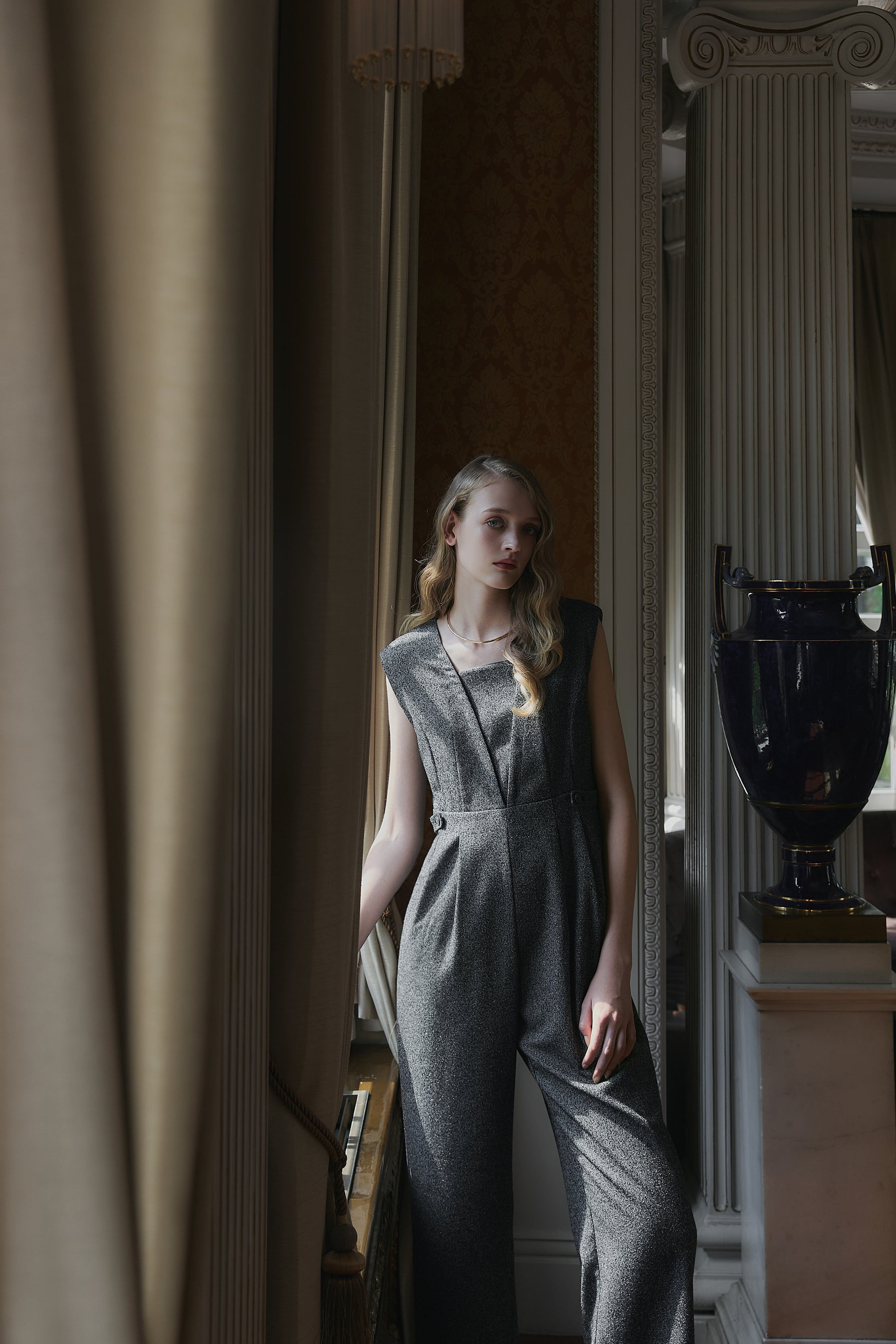 【9月中旬発送】Vol.1 Tweed Jumpsuit