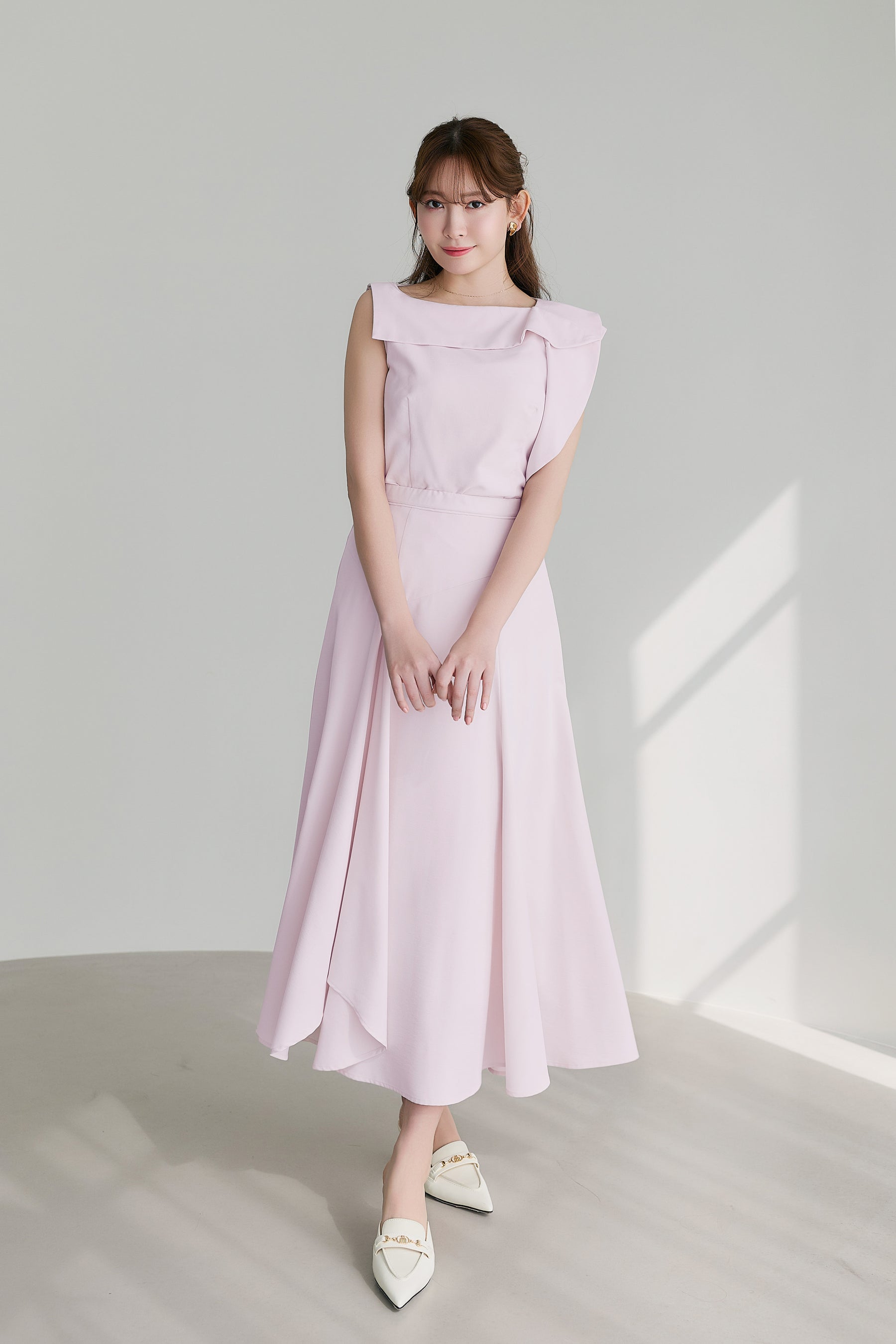 Lilia Paneled Flared Skirt