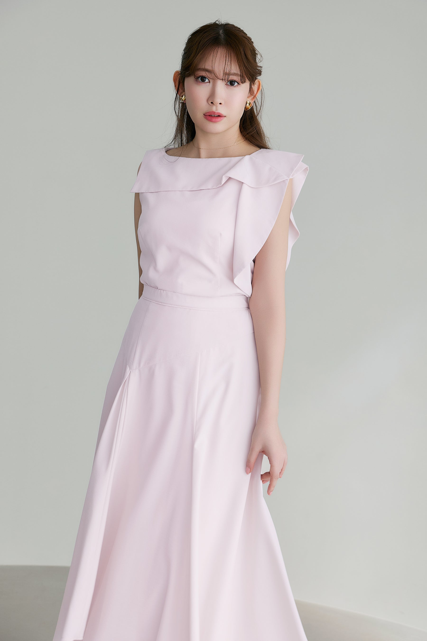 Lilia Paneled Flared Skirt