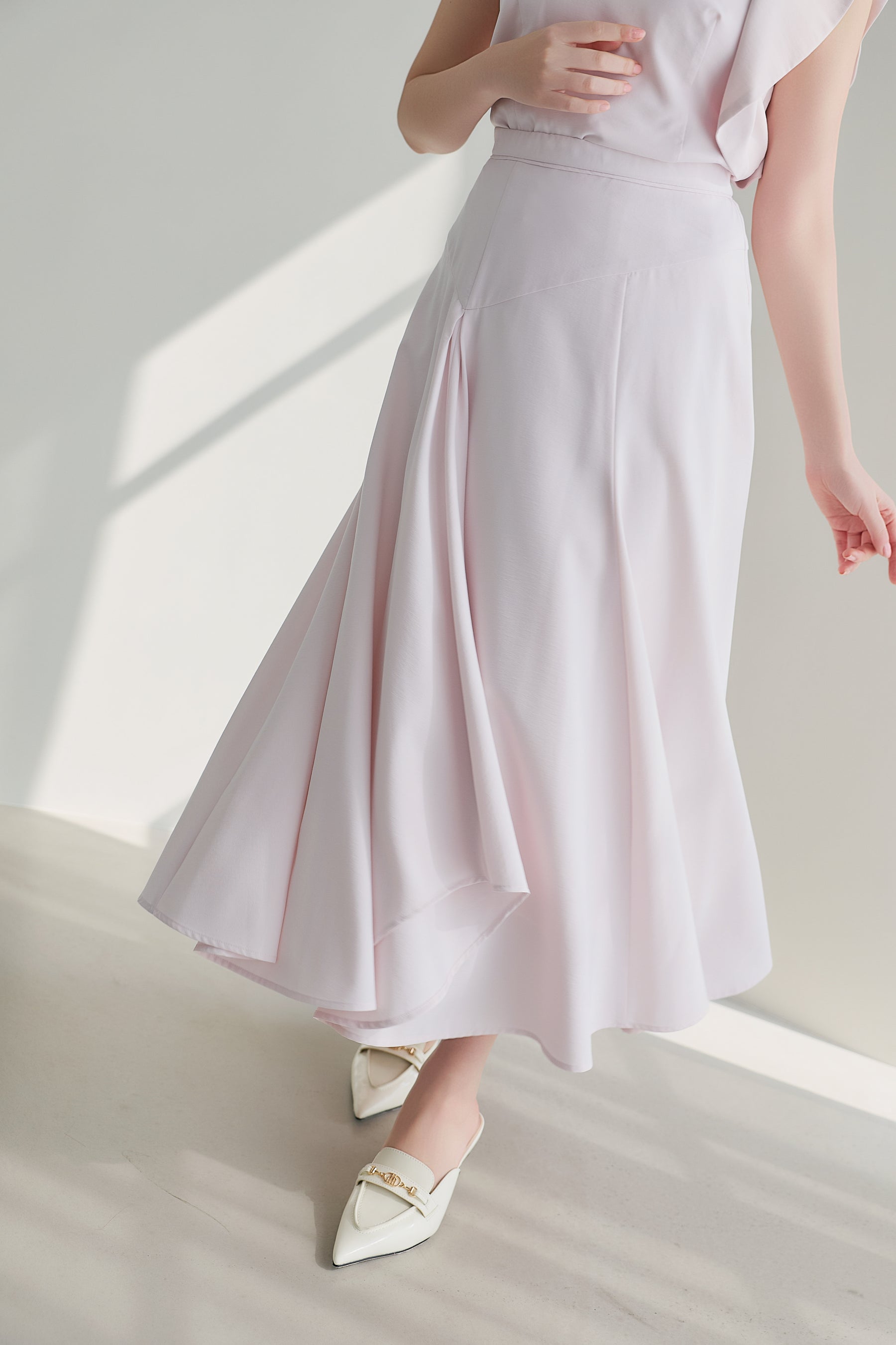 Trois Kitten Heel Mules