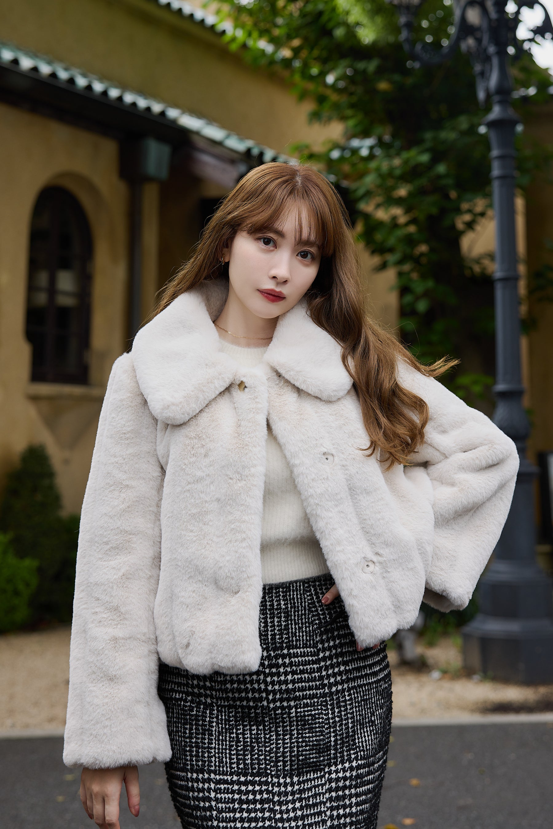 New color Winter Love Faux Fur Coat