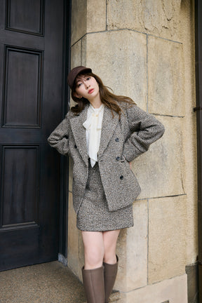 Hemingway Check Tweed Jacket