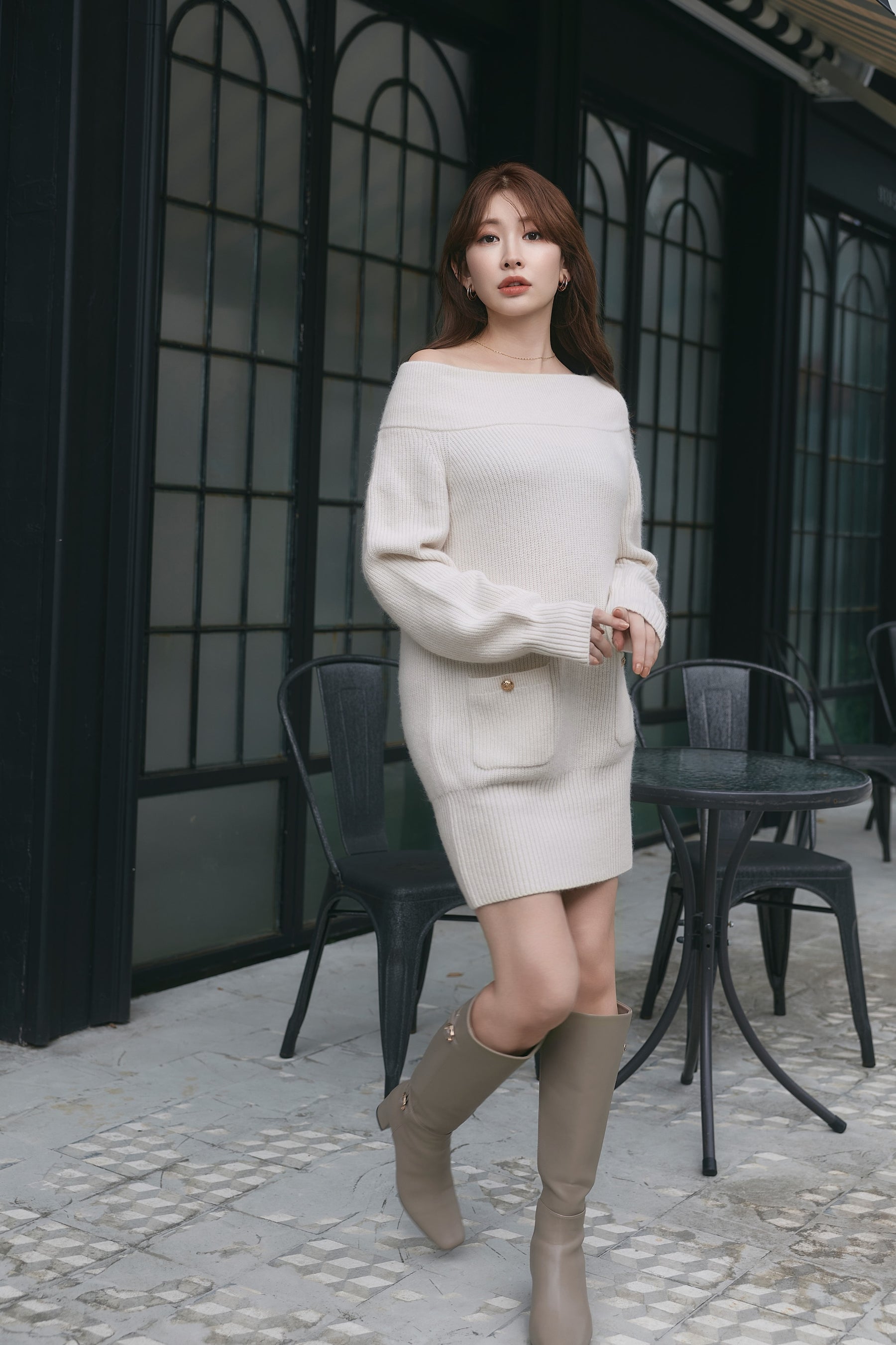 Lenora Knit Mini Dress