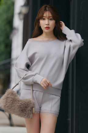 Faux Fur Top-Handle Bag